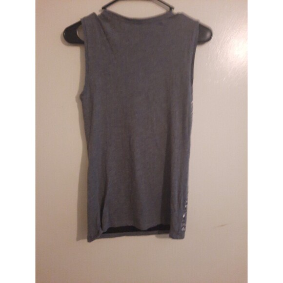 Ann Taylor XS Gray Sequin Tank Top – Sparkly Sleeveless Blouse - Picture 4 of 5